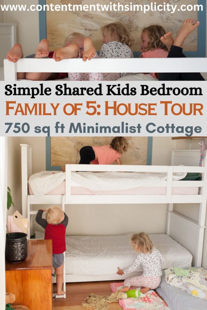 Kids shared bedroom pinterest graphic