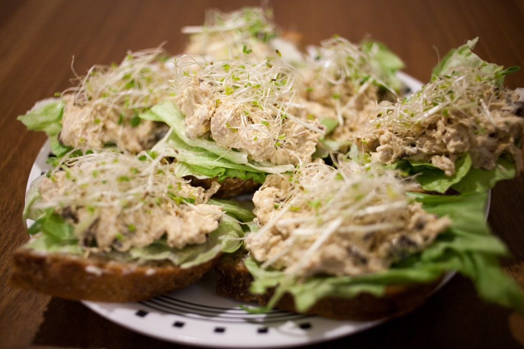 Coronation Chicken on Sourdough bread