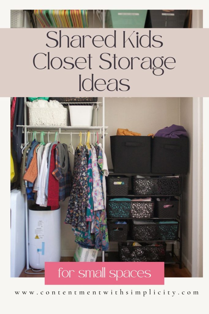 Kids Closet Ideas Pinterest Graphic