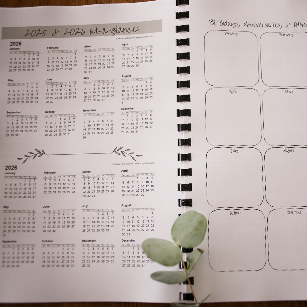 2025-2026 The Ultimate Homeschool + Life Admin Planner (A4 Size) - Image 15