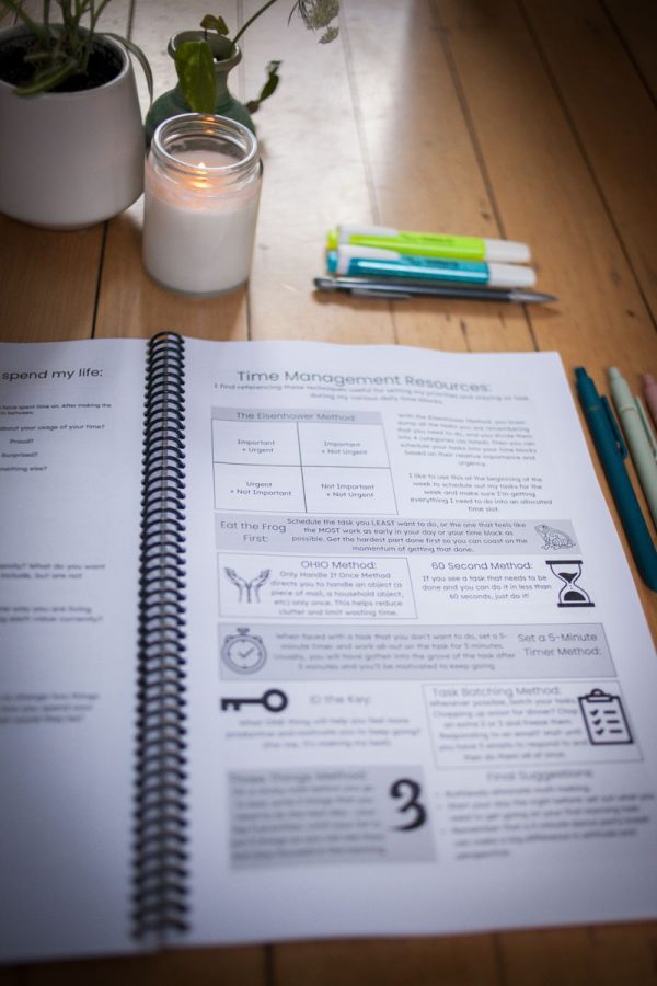 Homeschool + Life Admin Planner (PRINTED + UNDATED)