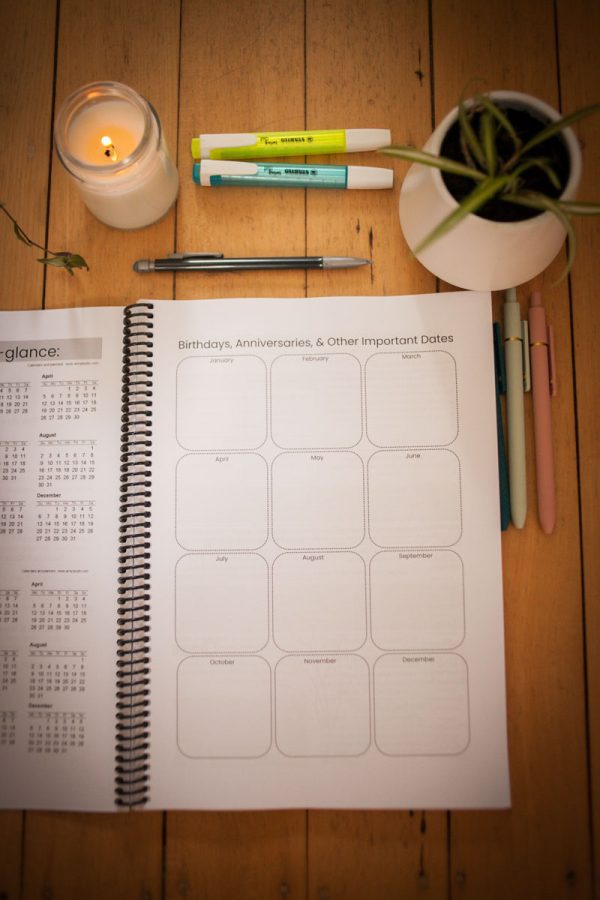 Homeschool + Life Admin Planner (PRINTED + UNDATED)