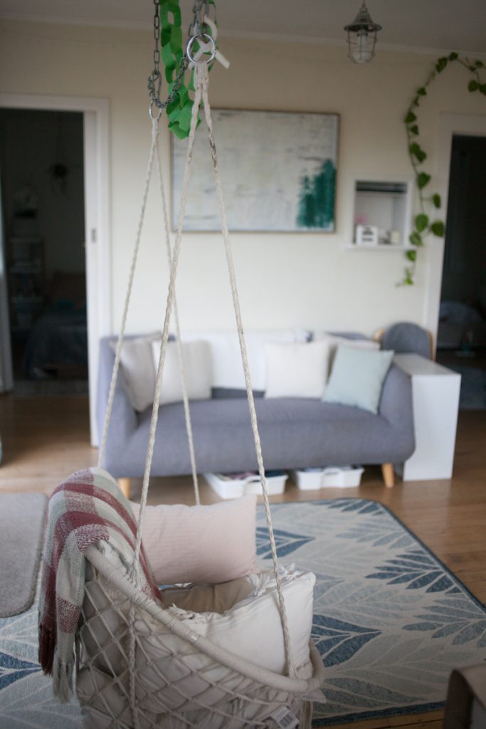 Living Room furniture in small modern cottage