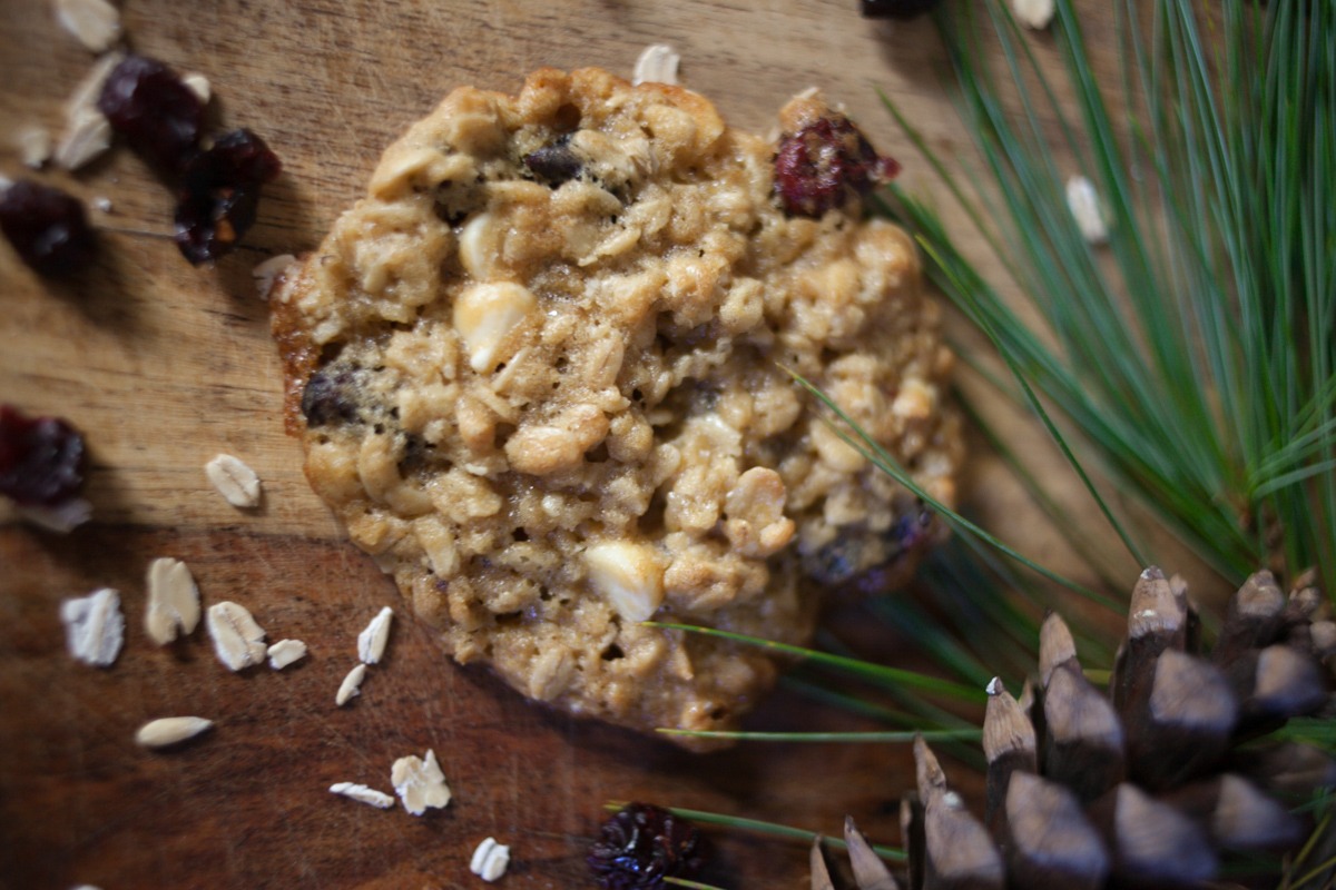 Cranberry white chocolate chip cookies