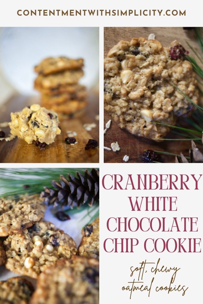 cranberry white chocolate chip cookies
